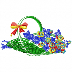 Vase For Flowers Embroidery Design 9 Vase For Flowers Embroidery Design 9